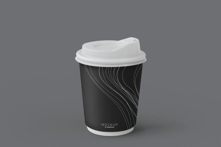 Coffee — still-life subject on a transparent field. — original photo